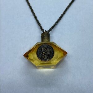 Vintage Jewelmint Miniature Perfume Bottle Pendant Necklace